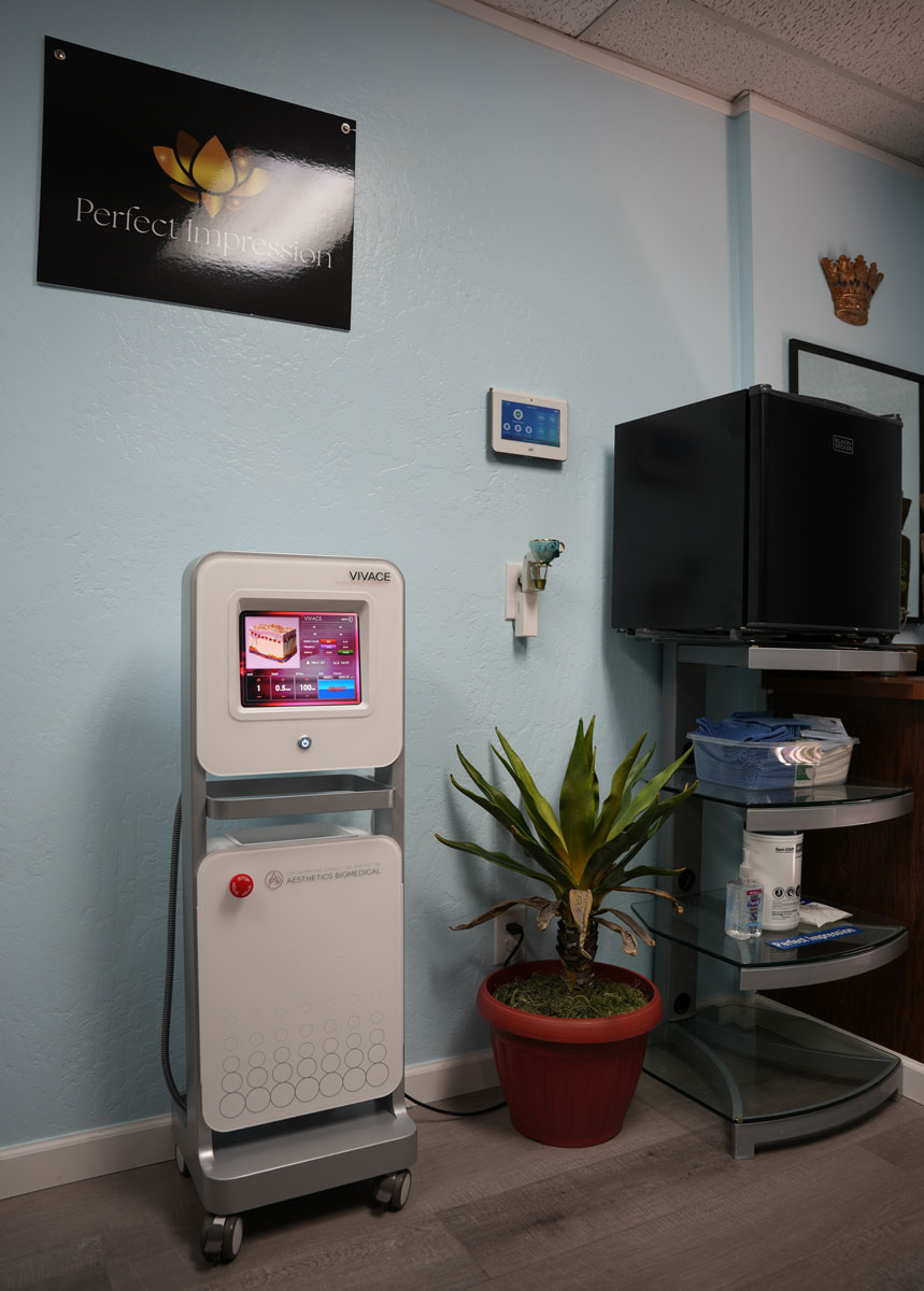 Vivace RF skin tightening in Perfect Impression med spa in phoenix, az