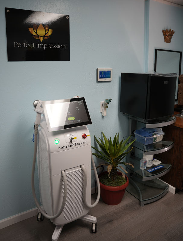 Alma Soprano Titanium laser hair removal machine for all skin types in phoenix, az